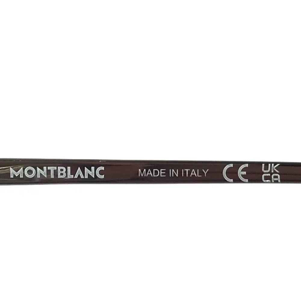 Montblanc Eyeglasses Frames MB0233O 003 Matte Dark Blue Ruthenium 50-22-145